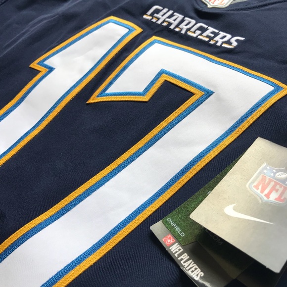 #17 Philip Rivers 100% Authentic Elite NFL Jersey - Picture 3 of 6